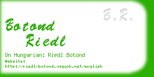 botond riedl business card